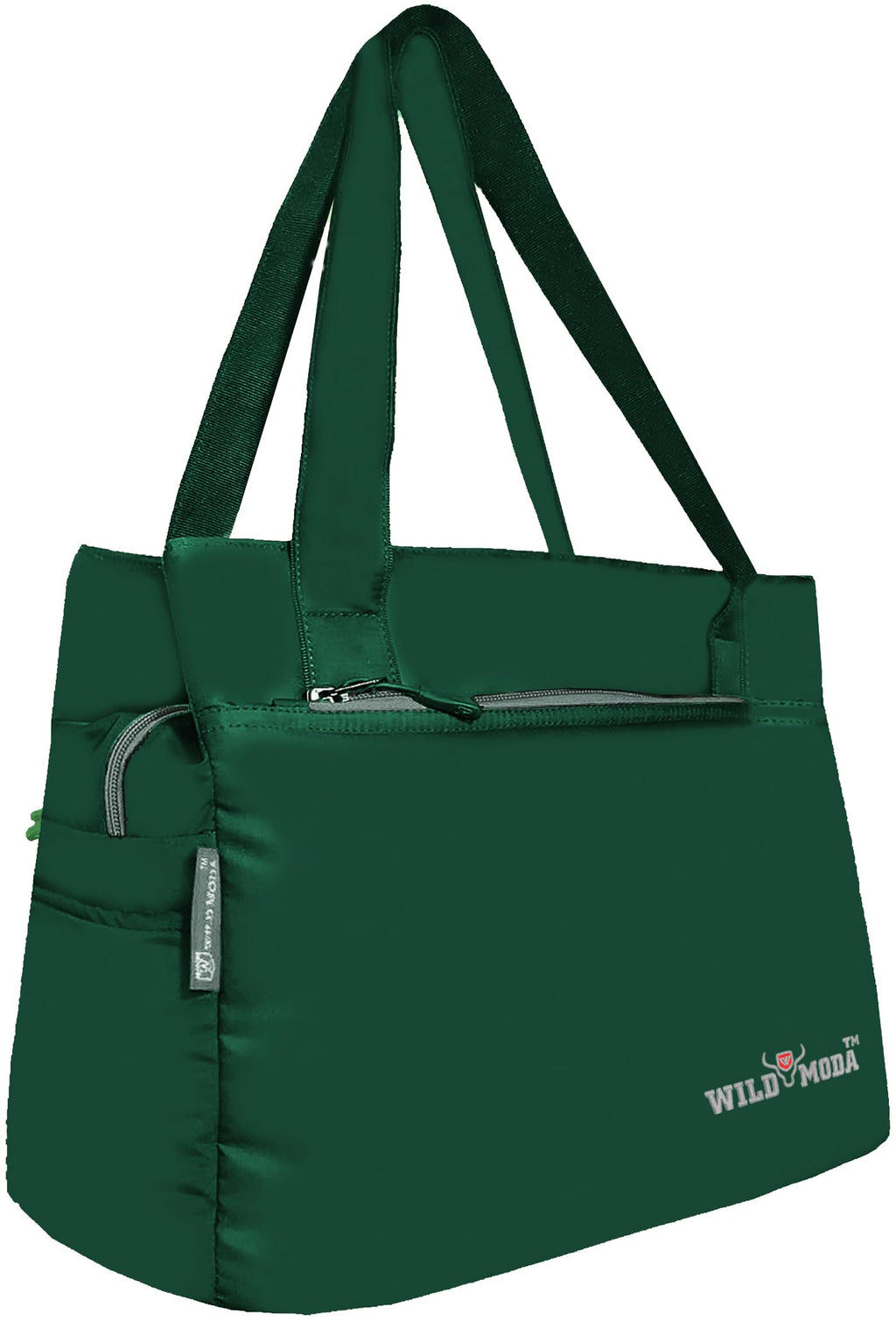 WILD MODA Women Womania Shoulder And Tote Bag For Ladies (Green)