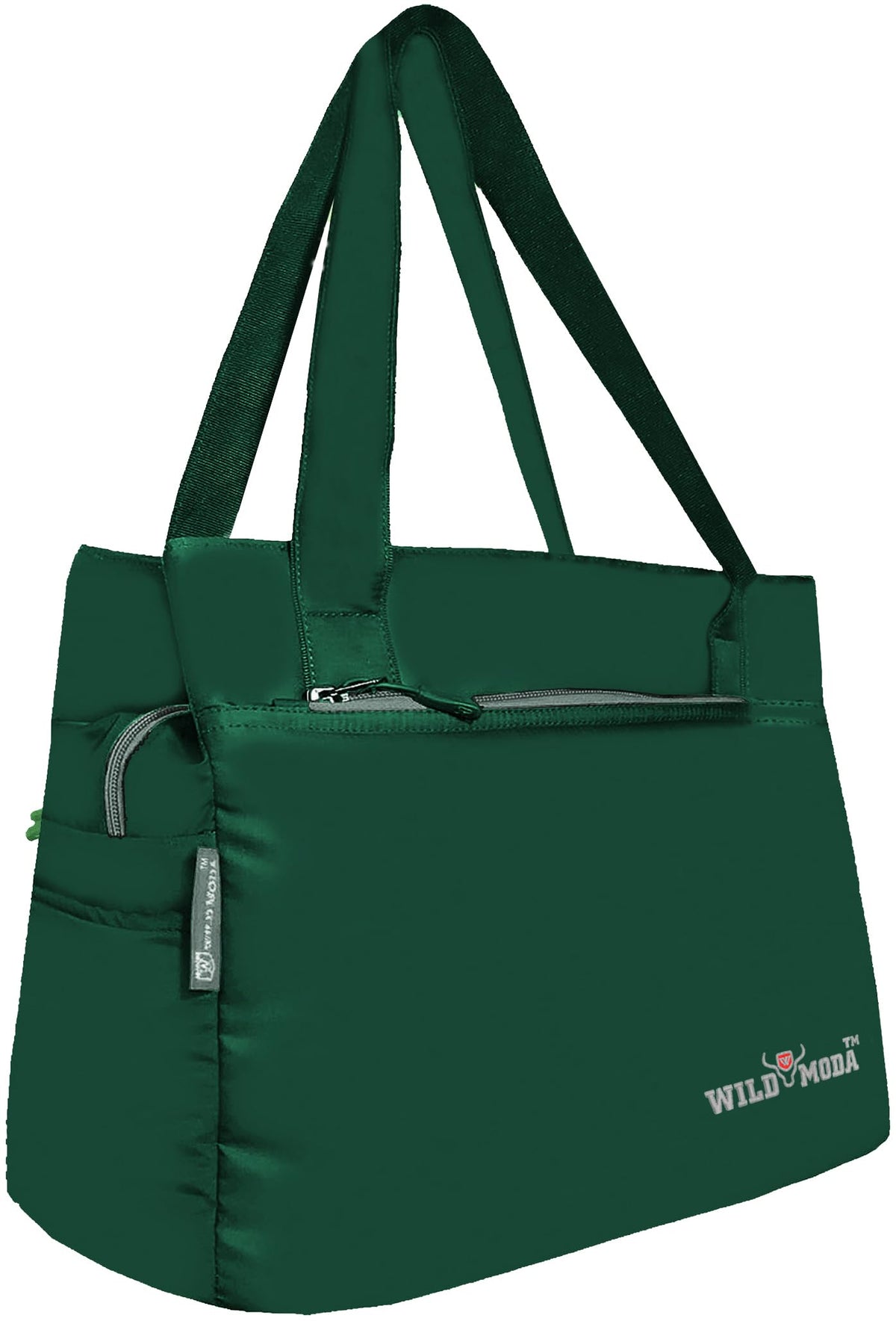 WILD MODA Women Womania Shoulder And Tote Bag For Ladies (Green)