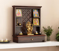 Kamdhenu Art and Craft Wooden Temple/Home Temple/Pooja Mandir/Pooja Mandap/Temple S4 (Nacural)