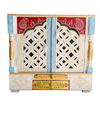 Kamdhenu art and craft Wooden Temple/Home Temple/Pooja Mandir/Pooja Mandap/Temple, 40 cm, 18 cm
