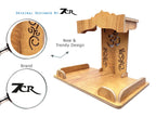 7CR Wood Temple (Beige_25.5 x 30.5 x 19 cm)