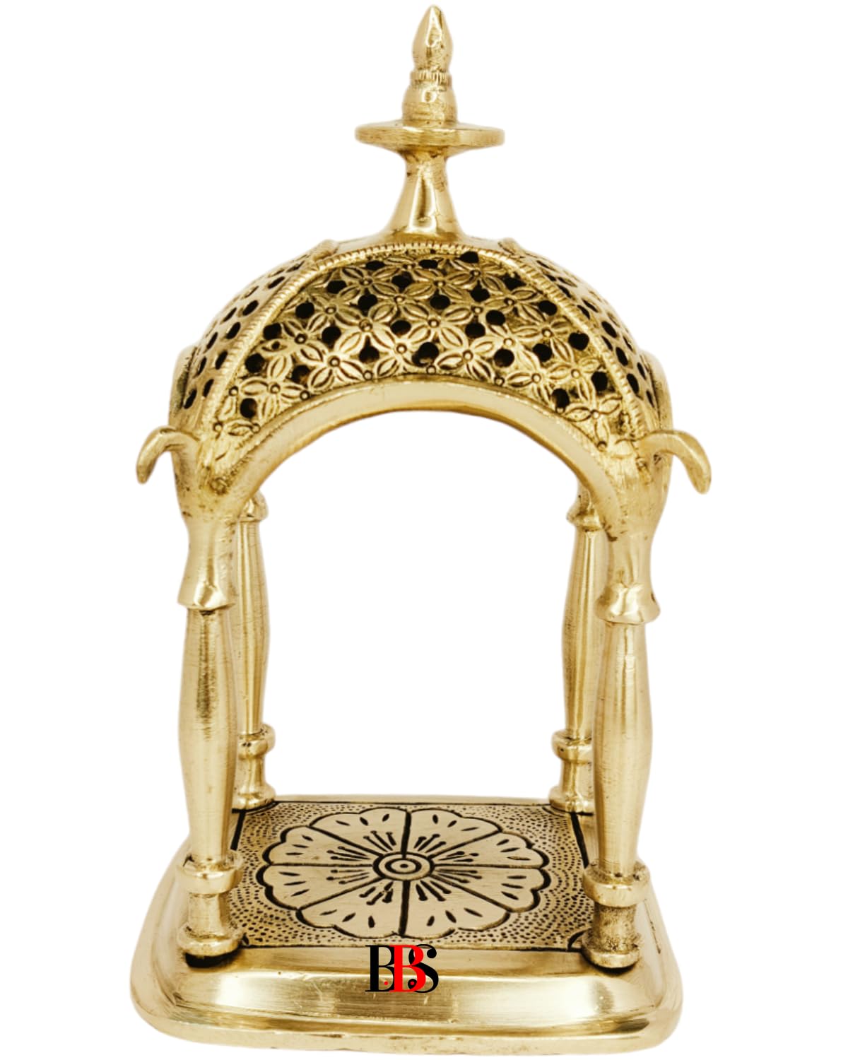 B.B.S BRASS BRAND STATUES Temple Brass Pooja Mandir, Brass Mandir Pooja Temple, Religious Office Showpieces, Home Living Decoration