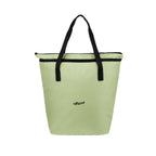 F Gear Flex Quite Green Tote Bag for Women|Handbag with 1 Spacious Compartment & Inside 2 Pockets|Zip Closure, Premium Finish|Lightweight & Durable|Shopping, Stylish Office, Travel, College Tote