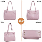 SPOTIC Synthetic Leather Premium Tote Handbag for Women – Elegant Large Shoulder Bag for Office, Work & Daily Use