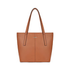 Fastrack Structured Solid Tote Bag for Women, Girls and Ladies with Top Zipper Closure | | Fits Upto 14 Laptop | Totes for Daily Office Use | Ladies Purse Handbag | Totes for Casual Carry