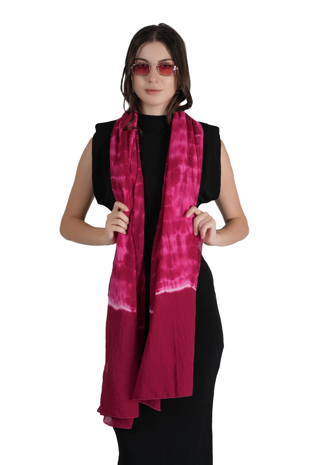 STYLE SHOES Women's Cotton Stole Tye&Dye Dupatta(ST-0028)