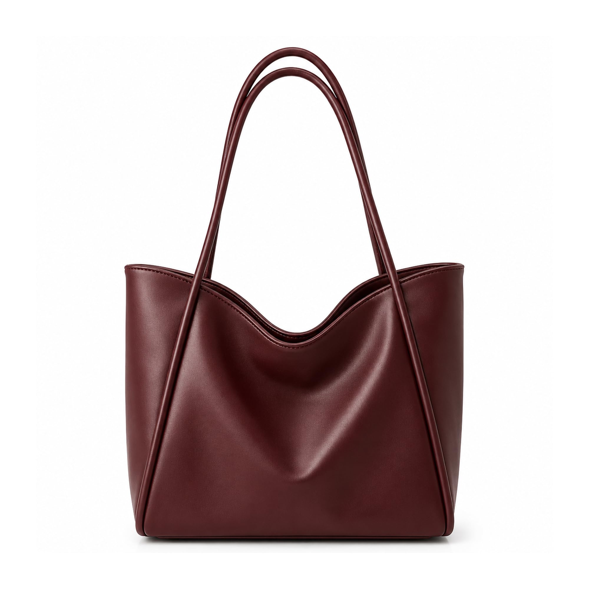 Madak Retail Large Tote Bag for Women | Womens Shoulder Bag for Work, Travel | Office Bag for Women Stylish (Maroon)