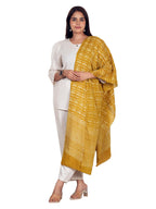 RAI SAHAB Printed Cotton Scarf for Women, Lightweight Soft Scarves Stoles for Summer & Winter(ST-36BYELLOW)