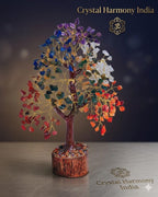 7 Chakra Gamstone Crystal Tree for Positive Energy & Home Decor,