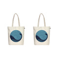 Eco Right Canvas Tote Bags for Women with Zip, College Bag for Girls, 100% Organic Cotton Tote Bag for Shopping, Travel & beach bags for women (Pack of 2)