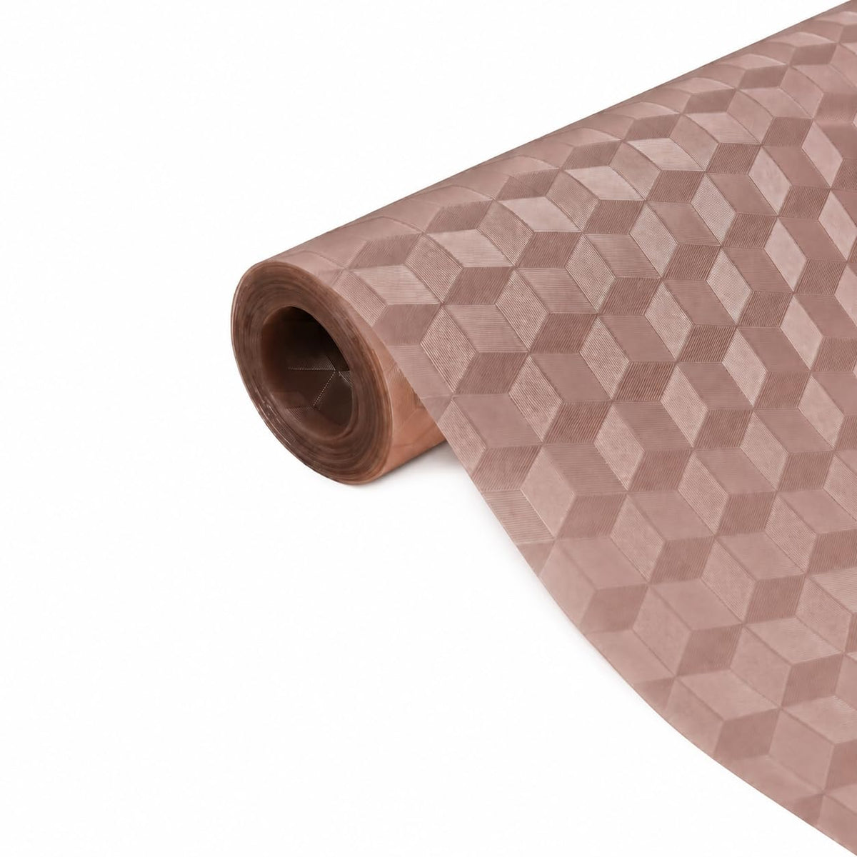 Tusmad EVA Food Grade Washable Anti Slip Mat/Sheet for Fridge, Shelf Liner, Table, Kitchen Shelf Liners for Kitchen Shelves, Sheet for Fridge, Kitchens (Brown mat, 45 CM X 3 M ROLL) Kafalo
