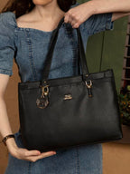 MINI WESST Dusk Till Dawn Tote | Spacious Interior | Lightweight | Vegan Leather | Travel | Shopping | Office | Picnic