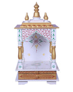 Kamdhenu Art and Craft Wooden Temple/Home Temple/Pooja Mandir/Pooja Mandap/Temple for Home, 61 Cm