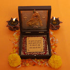 STARLIGHT Laddu Gopal Charan Paduka Box Portable Pocket Temple