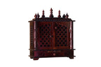 Kamdhenu Art and Craft Wood Home Temple (22 x 11 x 28 inch, Multicolour)