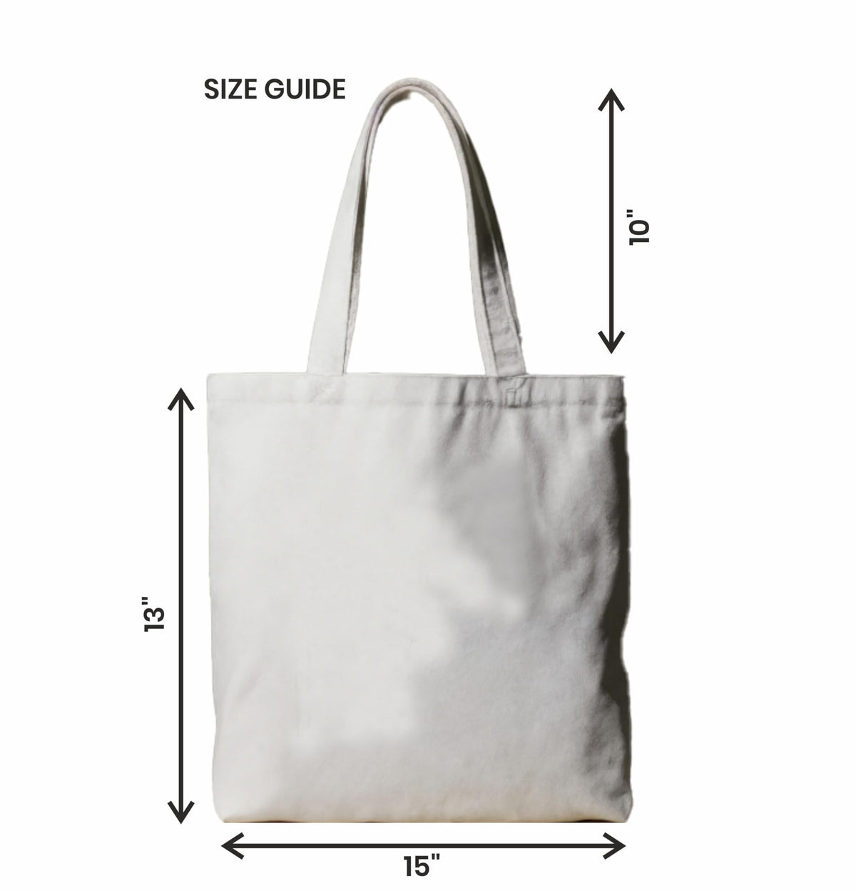 Reusable Cotton Fabric Inspirational Design Printed Tote Bag Ideal for Travel Shopping College & Office Use