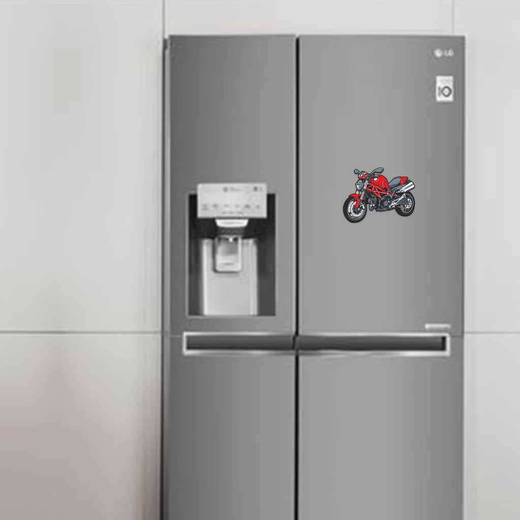 Artvibes Fridge Magnet Bike Decorative Magnet for Refrigerator|Almirah|Washing Machine(RM_7014)