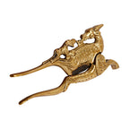 ARTVARKO Brass Deer Ethnic Designs Nut Supari Betel Cutter/Sudi/Sarota Cracker Akhrot/Walnut Sudi & Adkitta 5 Inch