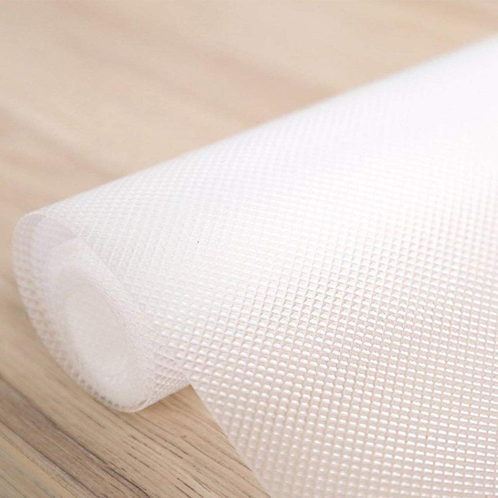 KAYJEN (30 Cm X 1.5 M) EVA Solid Useful And Multipurpose Anti Slip Mat/Sheet For Fridge, Kitchen, Drawer, Shelf Liner, Transparent,EVA Kafalo