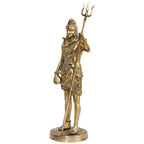 ARTVARKO Brass Standing Shiva Idol Statue God Bholenath Shiva Lord Shanker Idol Showpiece for Pooja Home Office Temple Art Decor 18 Inch.