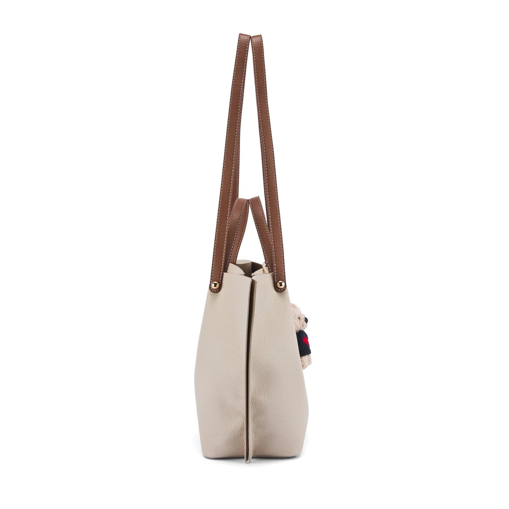 Lino Perros Avril Halo Beige Tote Bag