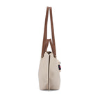 Lino Perros Avril Halo Beige Tote Bag