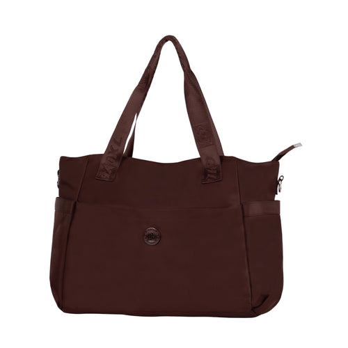 12o12 Women's Laptop Tote Bag 15.6 Inch, Water Resistant Work Tote with Laptop Compartment, Large Capacity Office Shoulder Handbag, Travel, Business, College, Teacher, Crossbody Strap (Wine Maroon)
