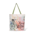 The Purple Tree Cycle Canvas Tote Bag for Women - 1 Pc, Women Tote, Printed Canvas Tote Bag, Printed Tote, Stylish Bags