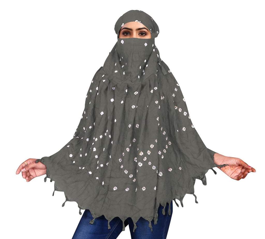 VASTTRAM Women's Pure Cotton Long Scarves Scarf Cum Mask usable for Driver Anti Pollution Full Face Cover With UV Sun Rays Protection