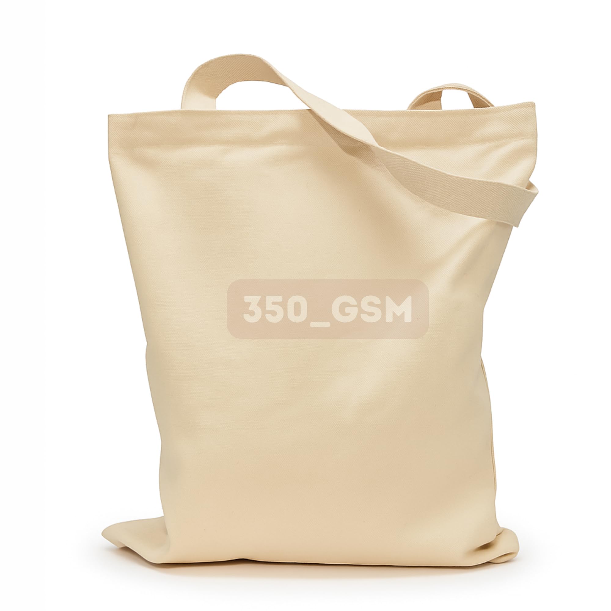 Prageet Plain Cotton Canvas Tote Bags for Women | 150/220/350 GSM Options | Reusable & Eco-Friendly | Multiple Quantity Options (350gsm, 4)
