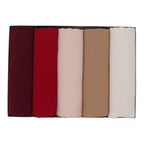 Urshia Georgette Hijab - Malaysian Diamond Pack of 5 (Pack of 5 - K)