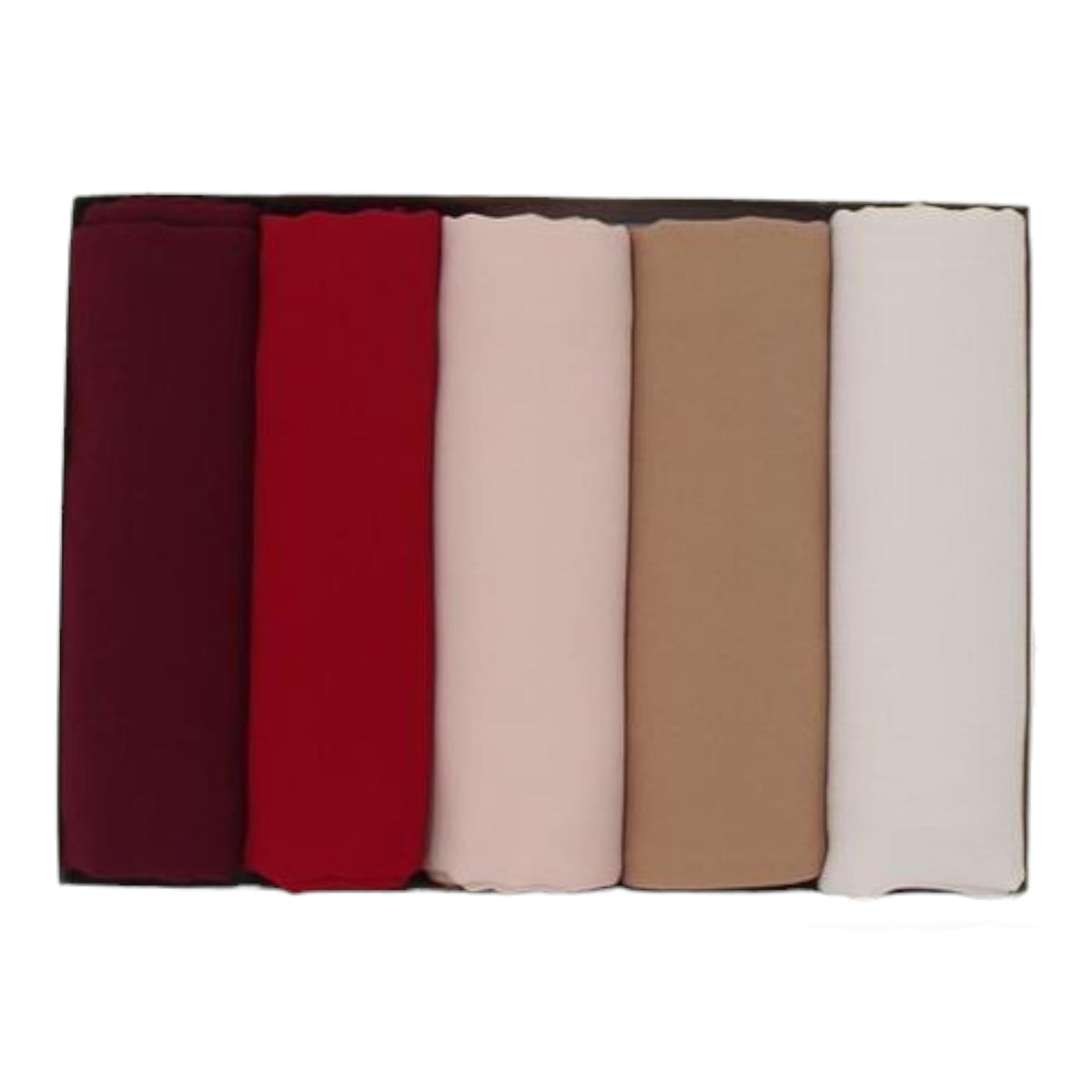 Urshia Georgette Hijab - Malaysian Diamond Pack of 5 (Pack of 5 - K)