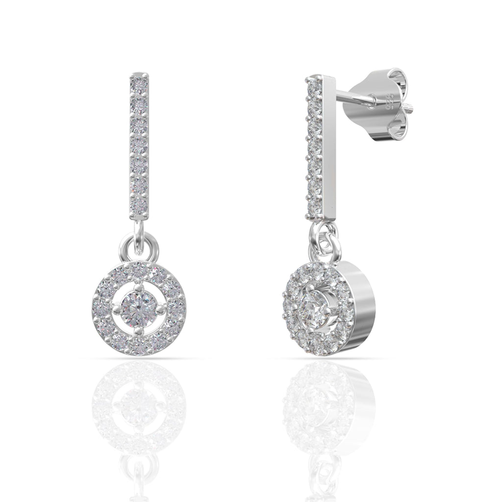 925 Sterling Silver Earrings for Women | Elegant Dangler & Drop Stud Design | Hypoallergenic, Lightweight, Fine Jewelry Gift for Girls & Ladies