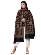 Pashmoda Women Firoza Woven Design Jamawar Shawl (Size 101X203 CM)