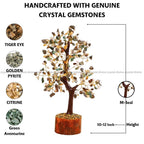 Crystal Divine Money Magnet Crystal Tree Handmade Home Decor Items Bonsai Showpiece Vastu Gift Decoration Hall Healing Crystals Gifts, 6 Cm, 26 Cm