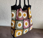 M/S DIGITAL HANDICRAFT Crochet Tote Bag Modern Handbag Cotton Handmade bag Shoulder bag Reusable Bag Market Bag Crochet beach bag Beautiful Pack of 1