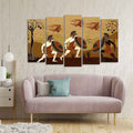 VIBECRAFTS Ancient Greece Premium Wall Painting of Five Pieces For Home|Office|Living Room|Gift (PTVC5Pcs2_6625)