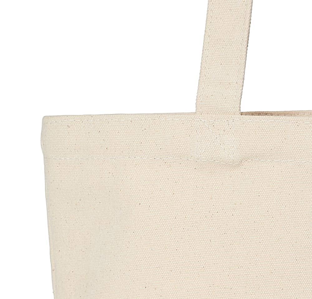 LidLoom Cotton Canvas Tote Bag for Women & Men | Black Kaiju No. 8 Design Sticker | Eco-Friendly, Washable, Lightweight Shoulder Bag for Shopping, Office & Travel