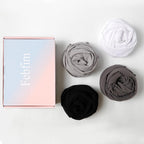 4 PCS Muslim Women Soft Premium Solid Chiffon Hijab Scarves Shawl Long Scarf Wrap Scarves with Gift Box, Mix Color G, 175*70cm
