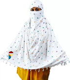 PRACHARAN Cotton Innovative Stylish Printed Pattern Scarf Cum Driving,With Sun Protection Cover Face Cotton Driving Scarf for Women's and Girls (3 Dot)