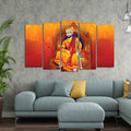 VIBECRAFTS Homcraft Indian Warrior Chhatrapati Shivaji Maharaj Wall Painting Set of Five For Home|Office|Living Room|Gift (PTVC5Pcs2_6618)