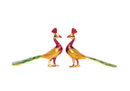 KridayKraft Peacock Metal Statue,Lovers Peacock Couple Pair Showpiece Statue for Home,Office Decor, Romantic Gift to Boyfriend,Girlfriend,Animal Showpiece Figurines...
