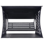 Ubuntu ® Presenting MDF Swing for Home Temple Decoration Stuff's - Wooden Jhulas for God's - Showcase Space Decor Item - Easy to Assemble (Matte Black)