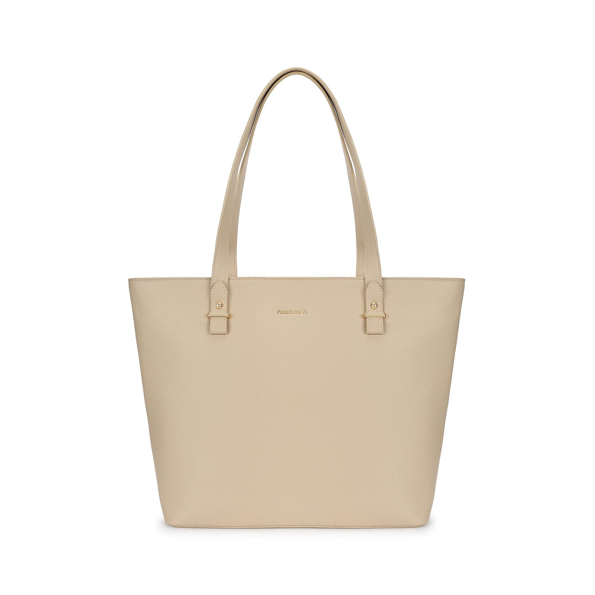 Fastrack PowerCarry Tote for Women| Semi-PU Faux Leather Tote with Zip Closure & Comfy Strap | Spacious 15.12L Handbag for Office, College, or Casual Outfits