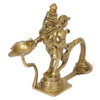 Artvarko Brass Brahma Aarti Diya Oil Lamp Decorative Puja Home Temple Accessory, Camphor Burner lamp Aarti, Diwali Gifts Home Décor
