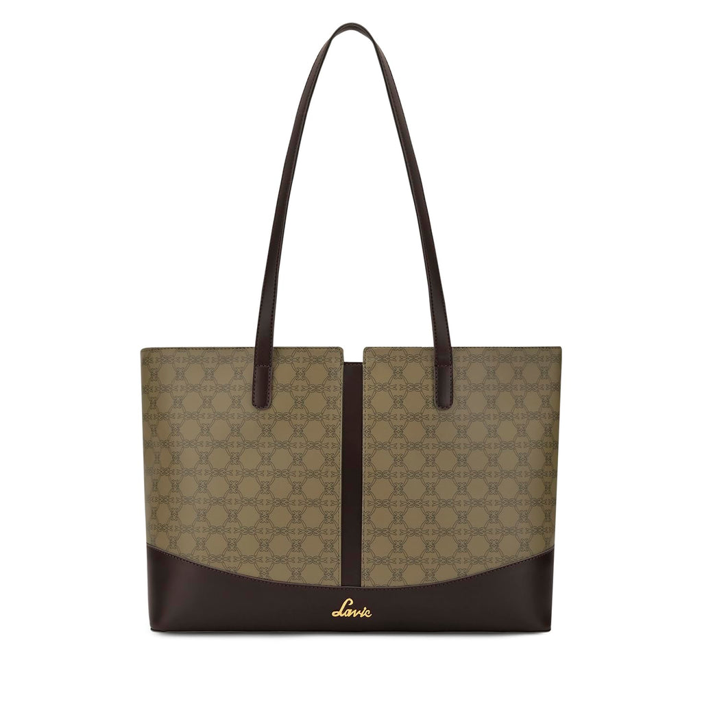 Lavie Women's Mono Freya Monogram Print Tote Bag for Women | Tote Bag for Work | Ladies purse | Stylish Shoulder Bag | Gift for Women