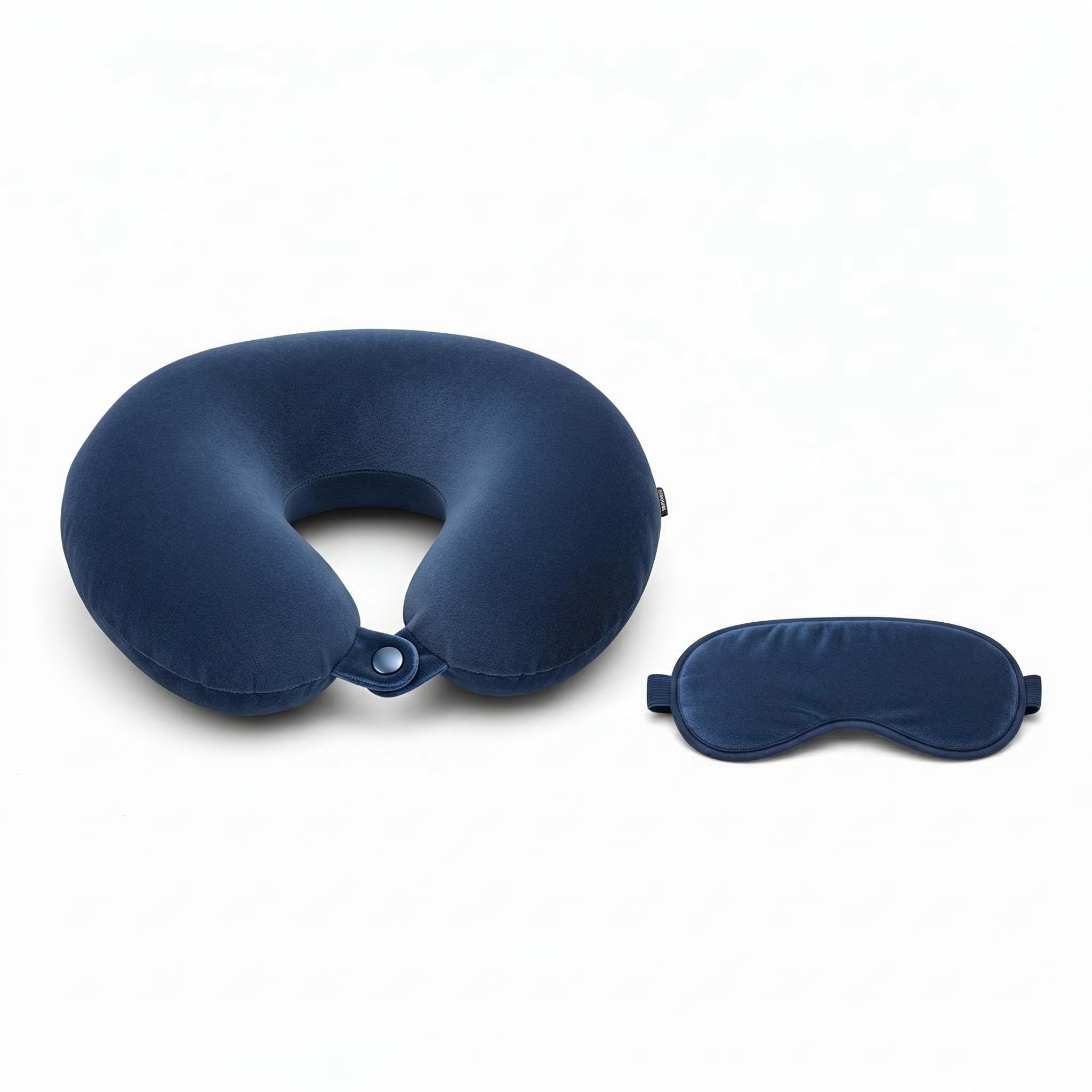 Eye Sleep Mask for Men & Women, Soft Light Blocking Mask with Adjustable Strap, Falalin Non-Woven Cotton Fabric, Comfortable Travel Eye Cover for Home, Flight, Relaxation (Off white pack of 2)