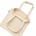 SPYKLEE Reusable Cotton Canvas Tote Bag with Zip Closure and Long Handles | Eco-Friendly Shopping Bag | Durable Washable Shoulder Tote for Office, Grocery, Travel & Daily Use - 14x16x4Inch (2Pcs)