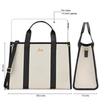 Lavie Women's Luxa Colourblock Pro 15 Inch Laptop Tote Handbag | Tote Bag for Work | Ladies Purse | Stylish Shoulder Bag | Gift for Women