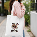 Adorvue New Launch 400 GSM Premium Cute Printed Tote Bag Stylish Eco-Friendly Cotton Handbags, Canvas Tote Bags for College, Shopping, Office, Travel, Grocery Runs, Beach Day and Casual Outings